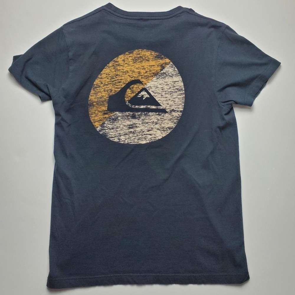 Quicksilver Distressed Surfer Logo Tee